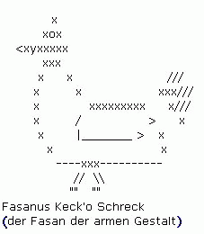 Fasanus Keck'o'Schreck